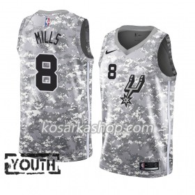 Dres San Antonio Spurs Patty Mills 8 Nike 2018-19 Siva Swingman - Dječji